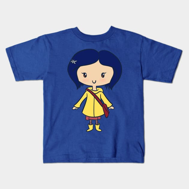 Coraline - Lil' CutiE Kids T-Shirt by Ellador